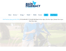 Tablet Screenshot of mainpharmacysl.com